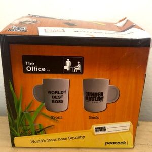 The Office Television Series World’s Best Boss squishy coffee mug